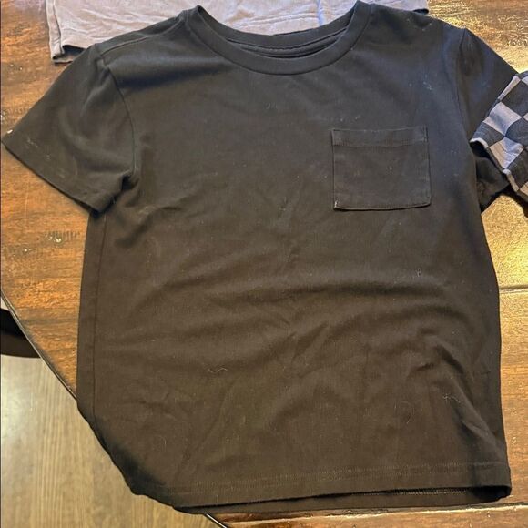 Boys' Assorted T-Shirt Pack - Black, Gray, Blue - Picture 3 of 5